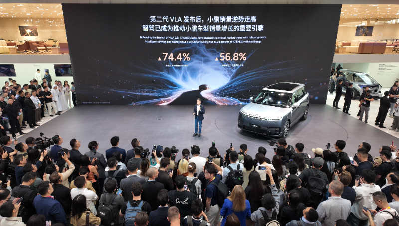 小鹏集团“全明星产品矩阵”亮相北京车展：GX车型闪耀  第二代VLA智驾报告迎来首发插图3