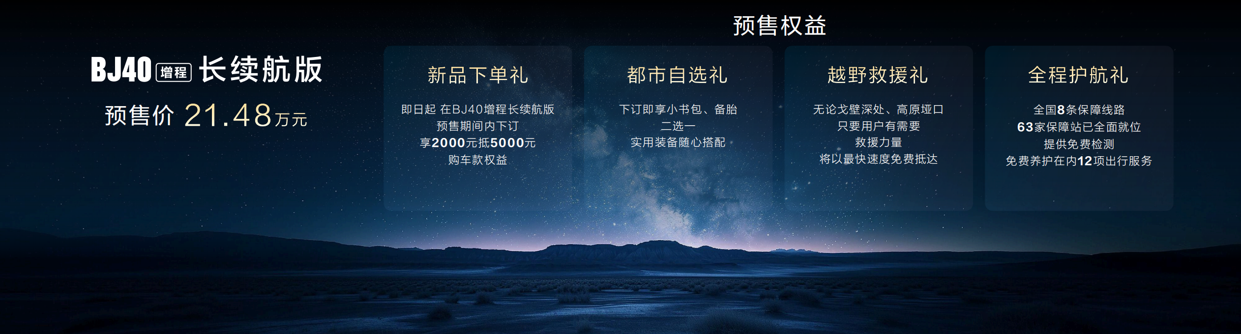 BJ40增程长续航版发布  预售价21.48万元_商业头条网