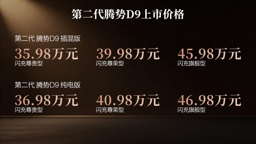 第二代腾势D9正式上市 35.98万元起插图