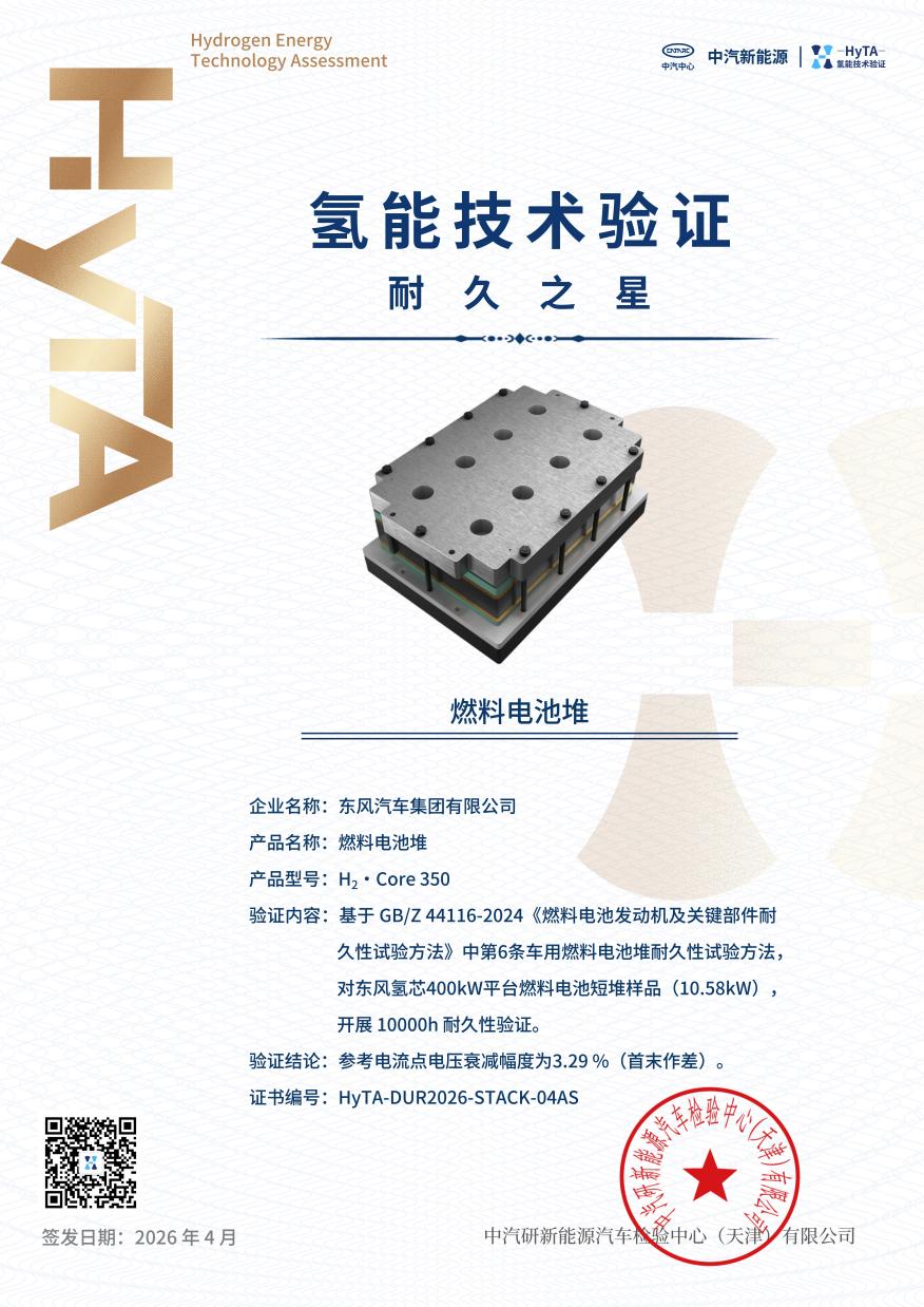 10000小时耐久验证创行业纪录  东风汽车开启氢能商用车规模化新时代_商业头条网