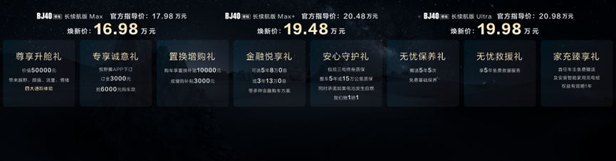 焕新价16.98万元起 北京越野BJ40增程长续航版正式上市插图7 焕新价16.98万元起 北京越野BJ40增程长续航版正式上市插图7