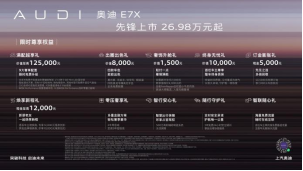 智慧性能旗舰SUV 奥迪E7X正式上市  26.98万元起插图1