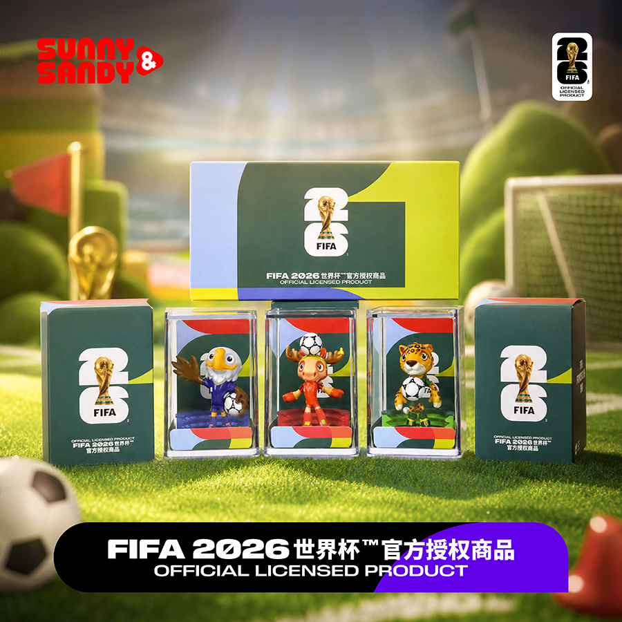 FIFA世界杯吉祥物塑胶玩偶