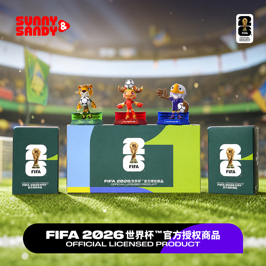 FIFA世界杯吉祥物塑胶玩偶