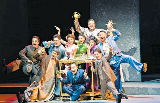 国家大剧院新制作话剧 《一江春水向东流》舞台首演