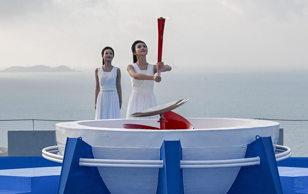 第六届亚沙会火种采集仪式在海南三亚举行_商业头条网