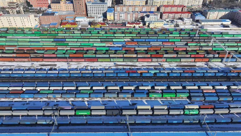 中欧班列“东通道”今年通行量突破5000列