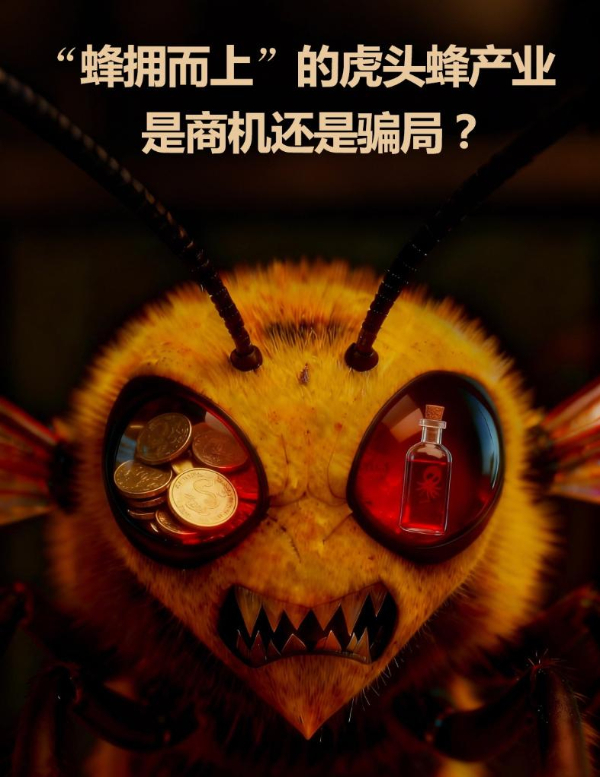 “蜂拥而上”的虎头蜂产业，是商机还是骗局 