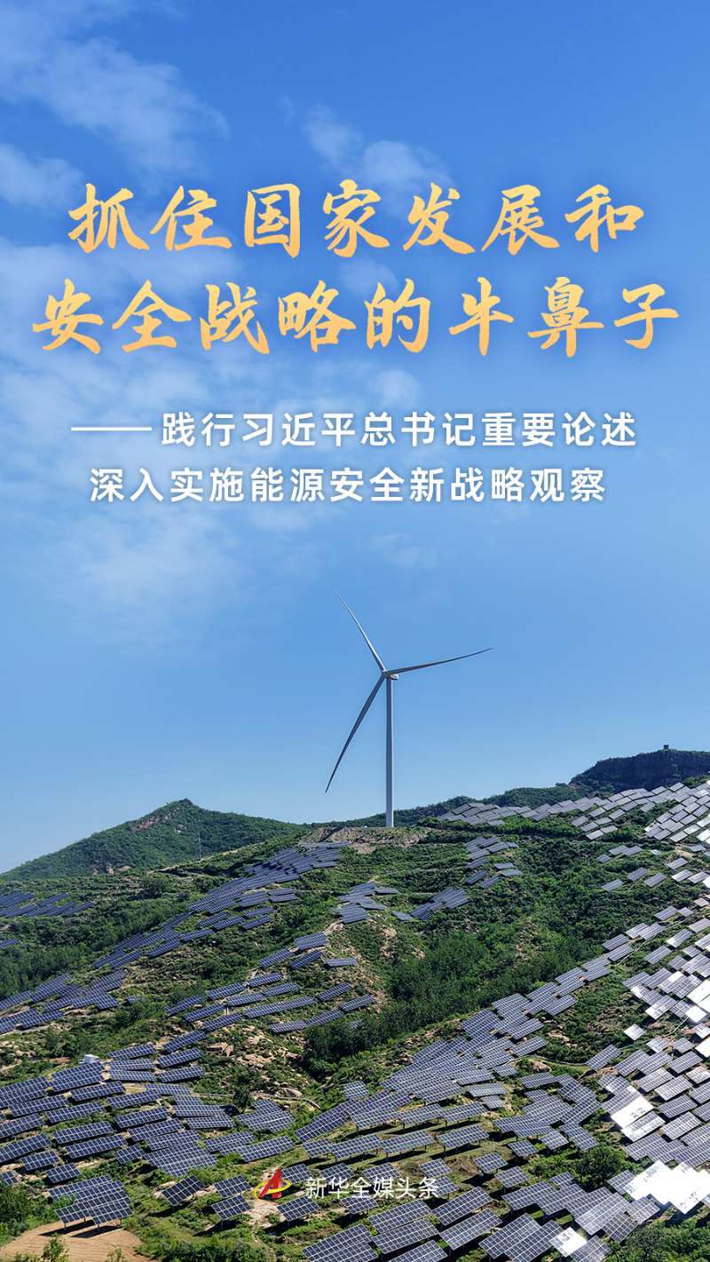 深入贯彻能源战略思想 推动能源体系高质量发展