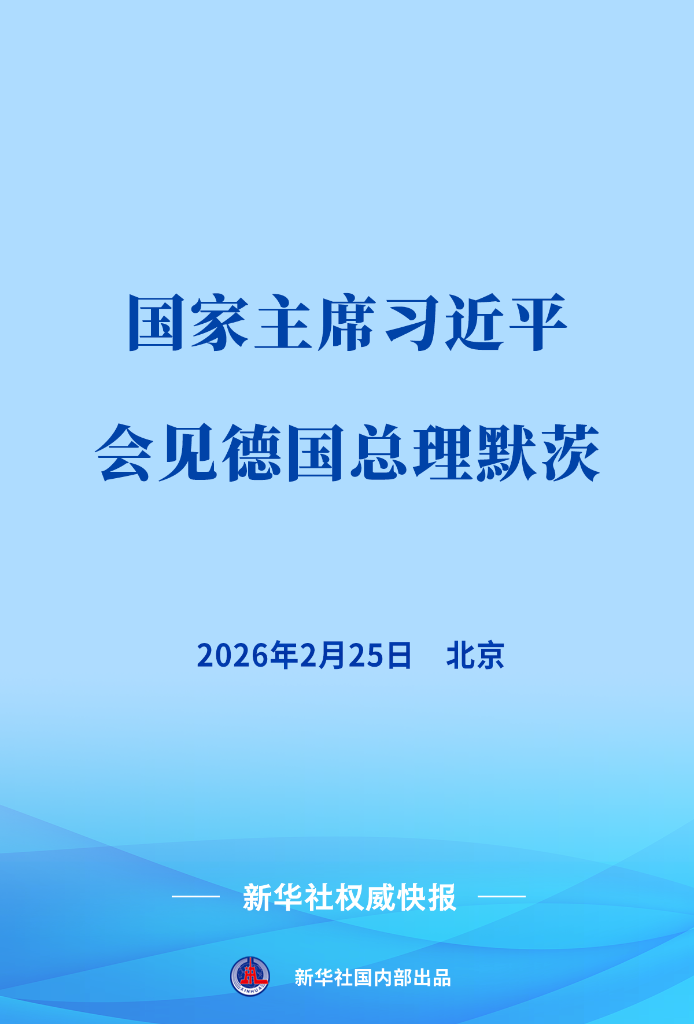新华社权威快报丨习近平会见德国总理默茨