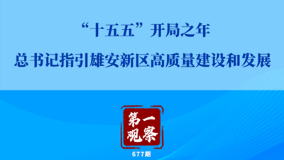“十五五”开局之年，总书记指引雄安新区高质量建设和发展