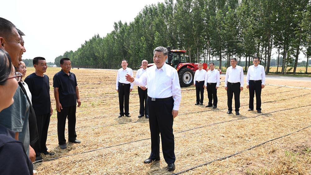 习近平在山东德州考察
