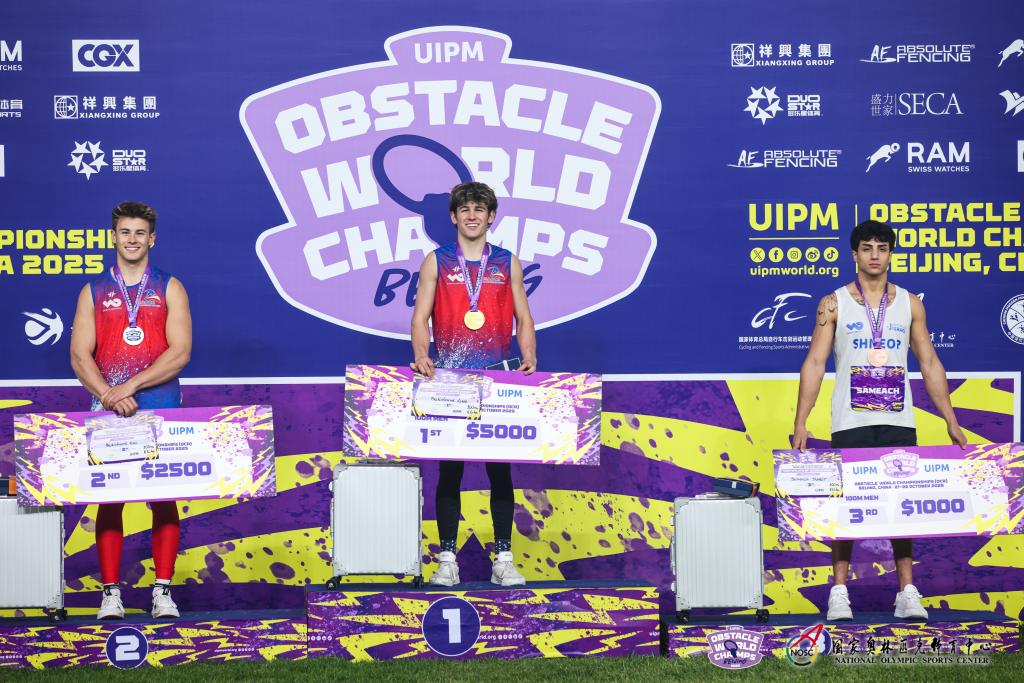 障碍跑世锦赛100米项目再现“兄弟对决”