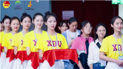 护航十四运会 志愿者用&ldquo;爱&rdquo;书写赛场靓丽名片