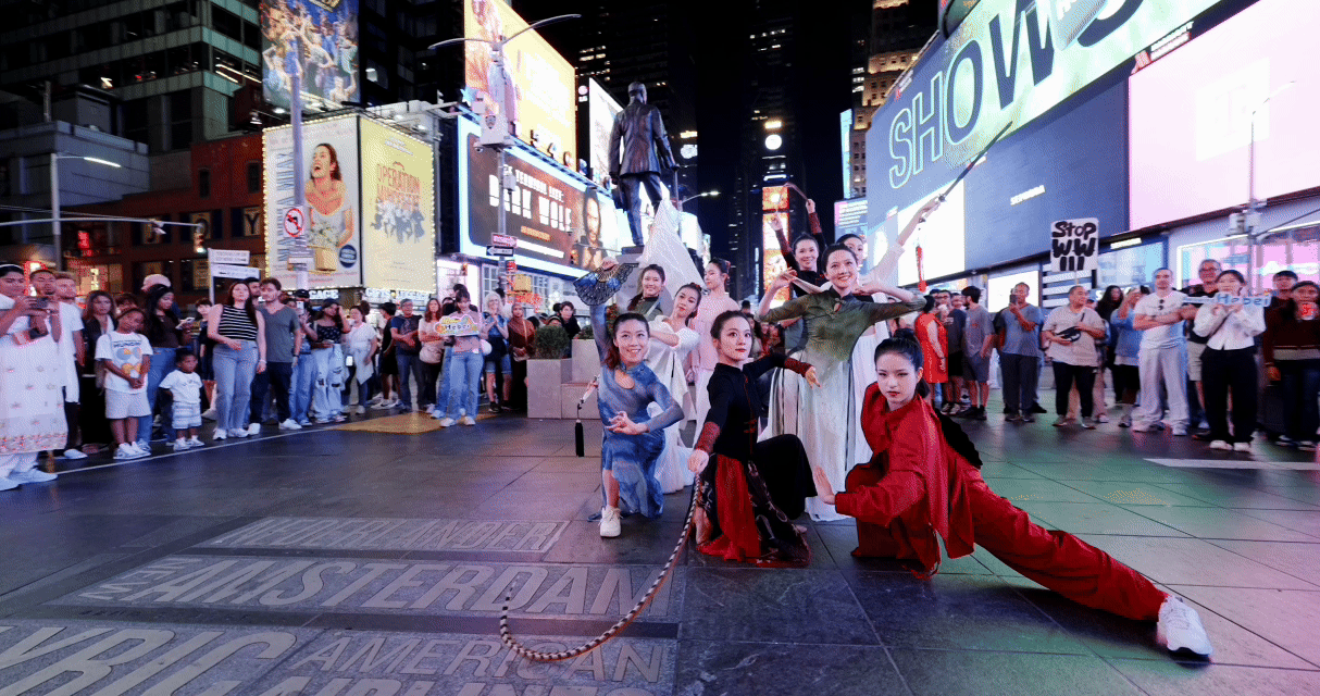 “魅力河北”闪耀纽约时代广场