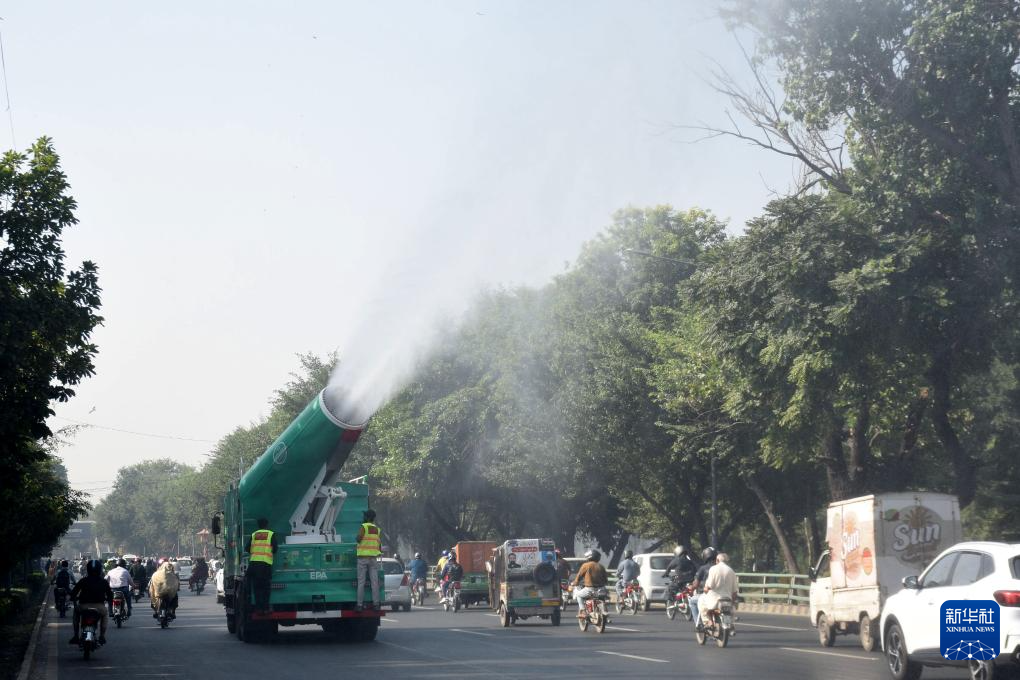 巴基斯坦拉合尔:雾霾天气