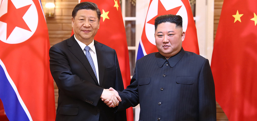 习近平同朝鲜劳动党委员长、国务委员会委员长金正恩举行会谈