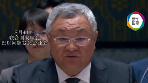 安理会巴以问题紧急公开会上，中方提出“三个必须”